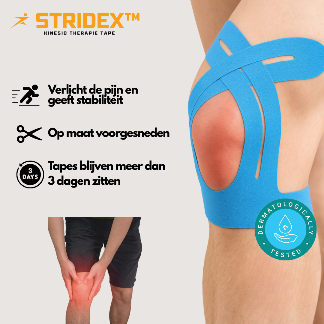 Stridex™ Knietape |  Vandaag 5+5 gratis!