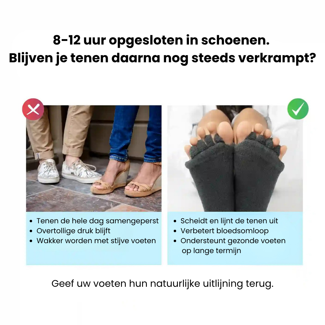 ToeHuggies™ | Teencorrectie Sokken