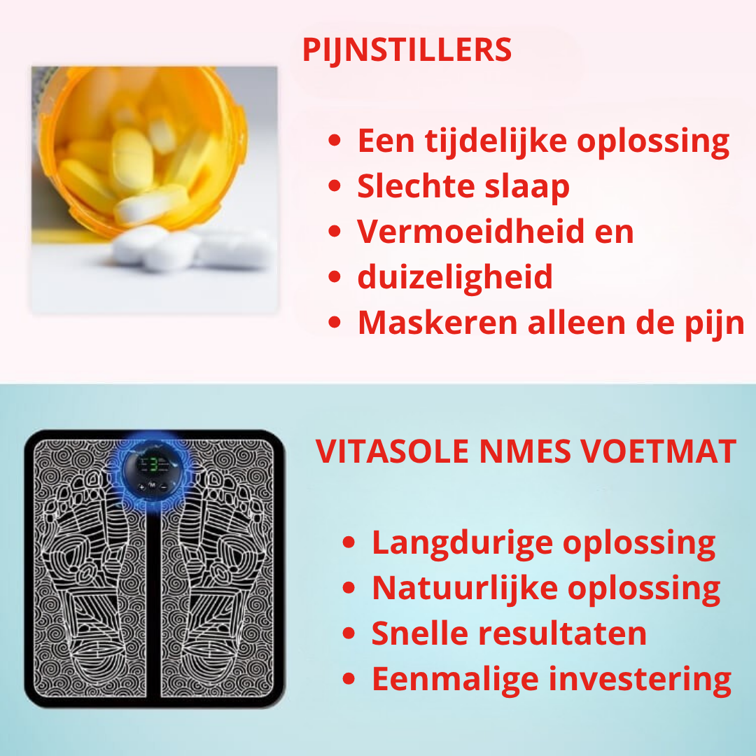 VitaSole NMES Mat - De Slimme voetmat tegen pijn - Nu 50% korting!