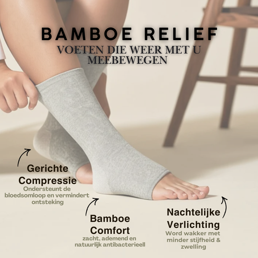 BamboeRelief™ - Premium Bamboe Voetsleeves