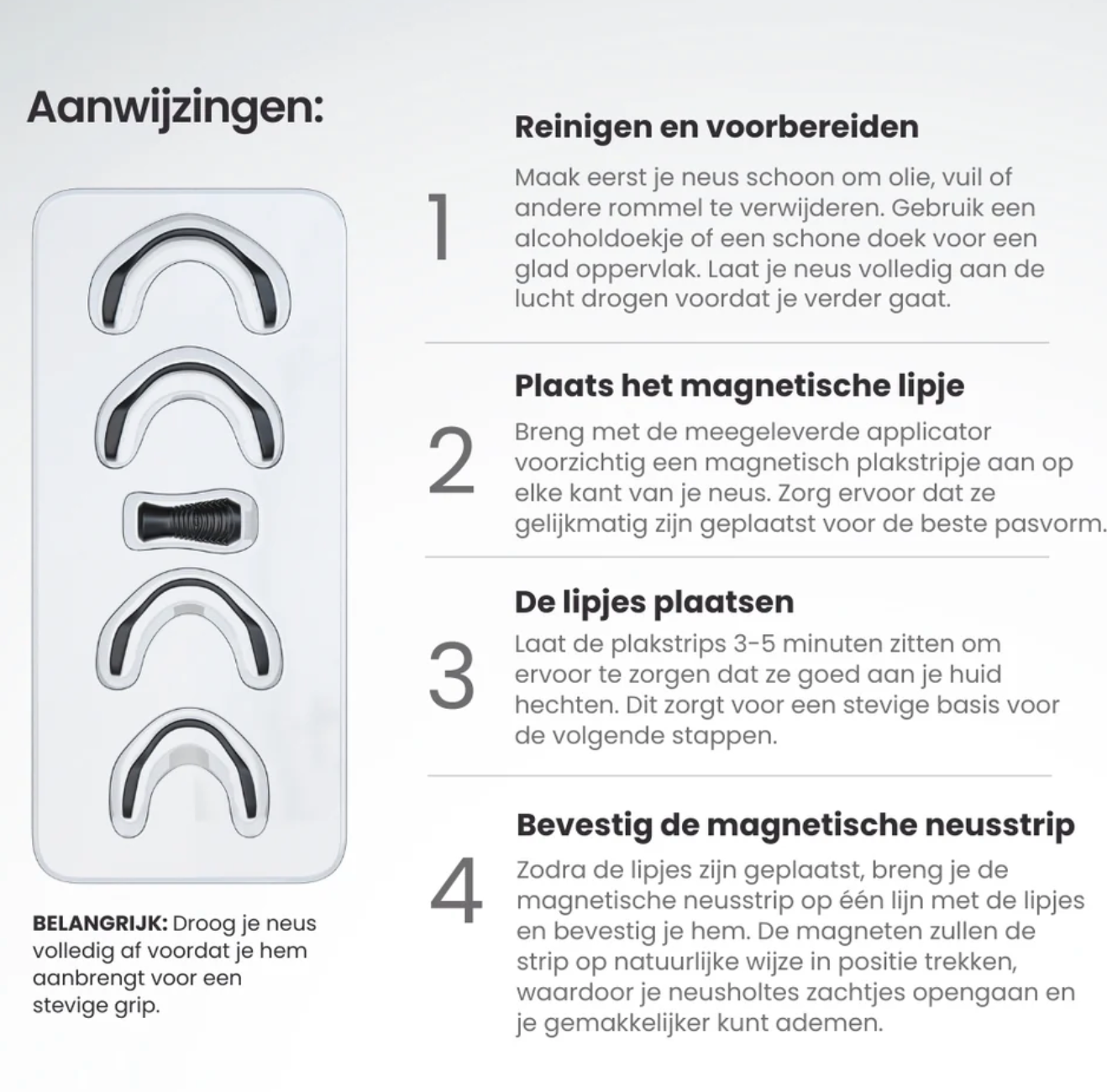 BreezUp™ - Magnetische neusstrips
